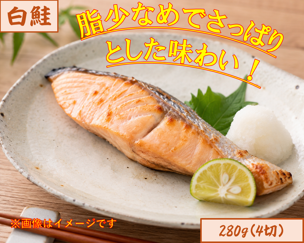 白鮭・白鮭切身280g(4切) 28番 | UmiosSF ショップ